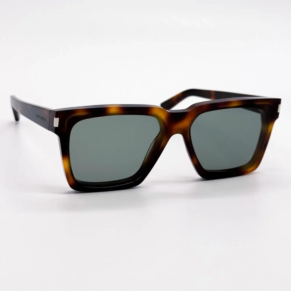 NEW SAINT LAURENT SL610 003 UNISEX HAVANA GREEN SAINT LAURENT SL 610 003